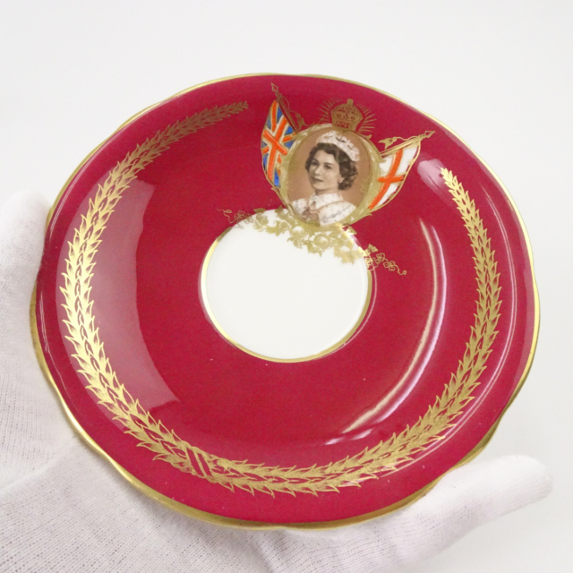 エインズレイ ティーカップ＆ソーサー コロネーション