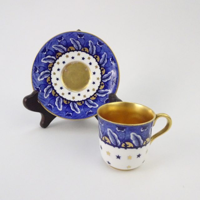 Coalport コールポート 英国 デミタスカップ&ソーサー 梟 Coalport コールポート 英国 デミタスカップ&ソーサー 梟