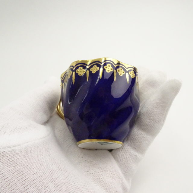 コールポート デミタスカップ ソーサー コバルトブルー