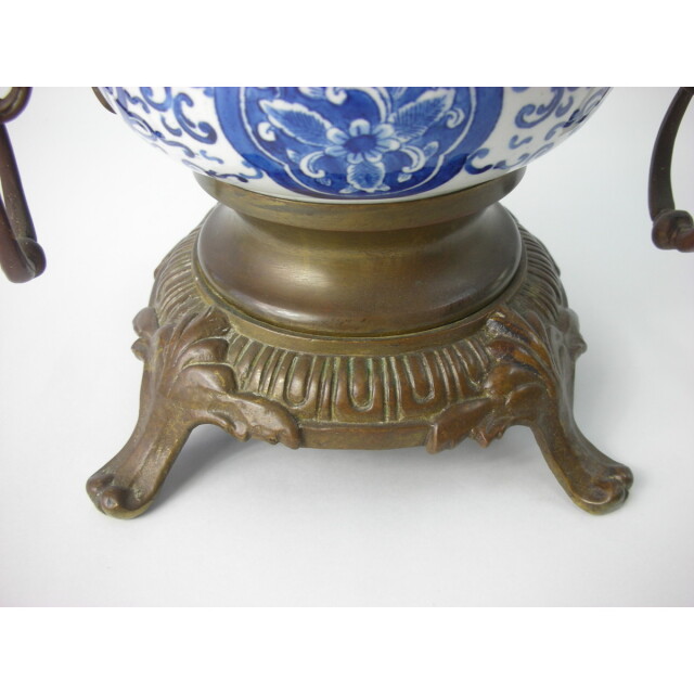 オランダ 陶器 アンティーク 燭台