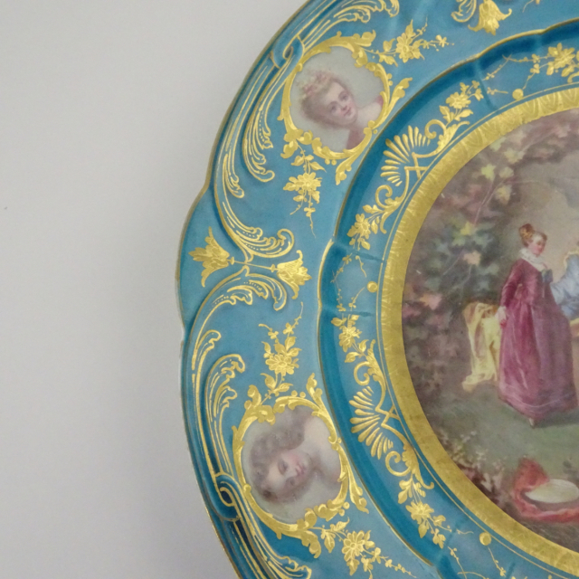 フランス製 プレート アンティーク