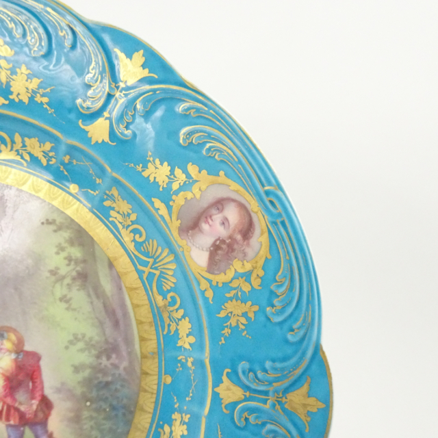 フランス製 プレート アンティーク