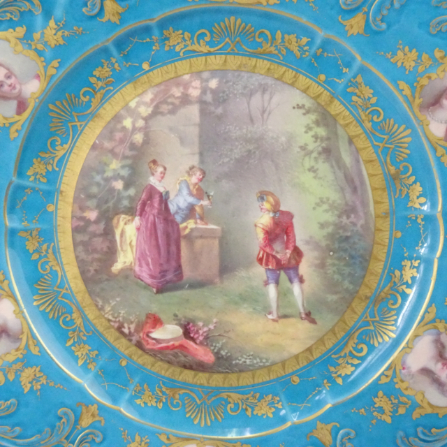 フランス製 プレート アンティーク