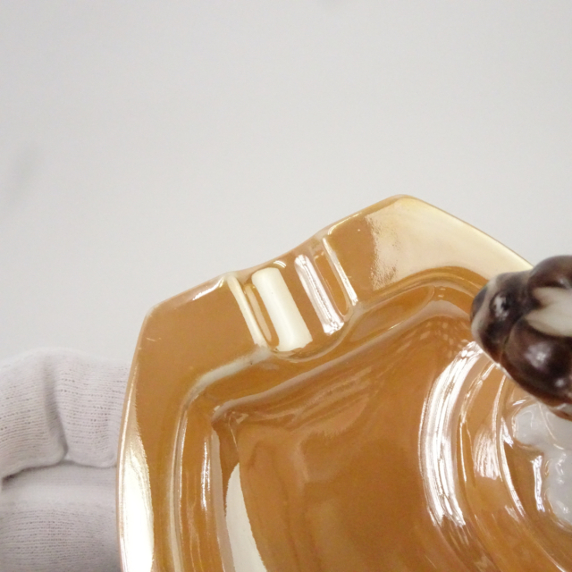 オールドノリタケ アッシュトレイ ブルドッグ