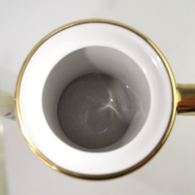 オールドノリタケ 金彩 デミタスカップ アンドソーサー ポット クリーマー デミタスカップ  マルキ印