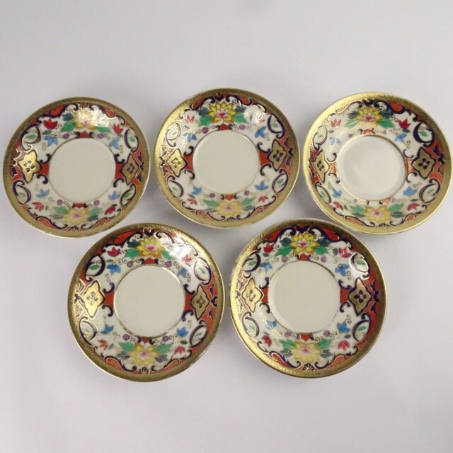 オールドノリタケ 金彩 デミタスカップ アンドソーサー ポット クリーマー デミタスカップ  マルキ印