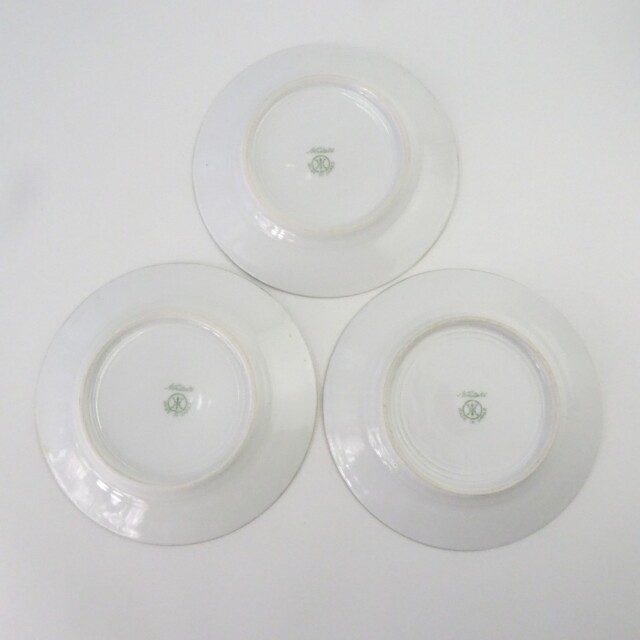 オールドノリタケ 金彩 薔薇 花柄 カップ＆ソーサーセット 水色 食器