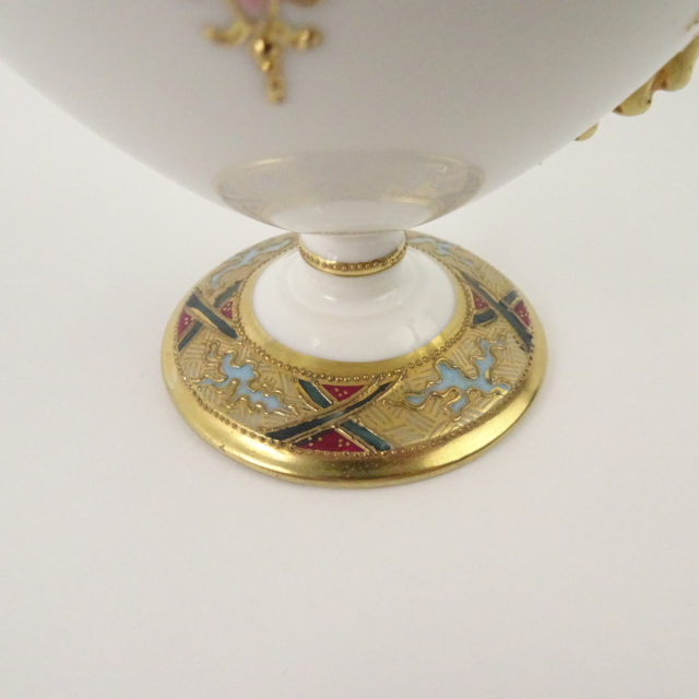 【訳あり】オールドニッポン 薔薇紋ティーポット ジュエル 金盛り ジュール 金彩 訳あり】オールドニッポン 薔薇紋ティーポット ジュエル 金盛り