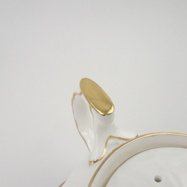 エインズレイ ティーポット クリーマー セット スミレ バイオレット