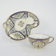 オールドノリタケ スナックトレイ ティーカップ