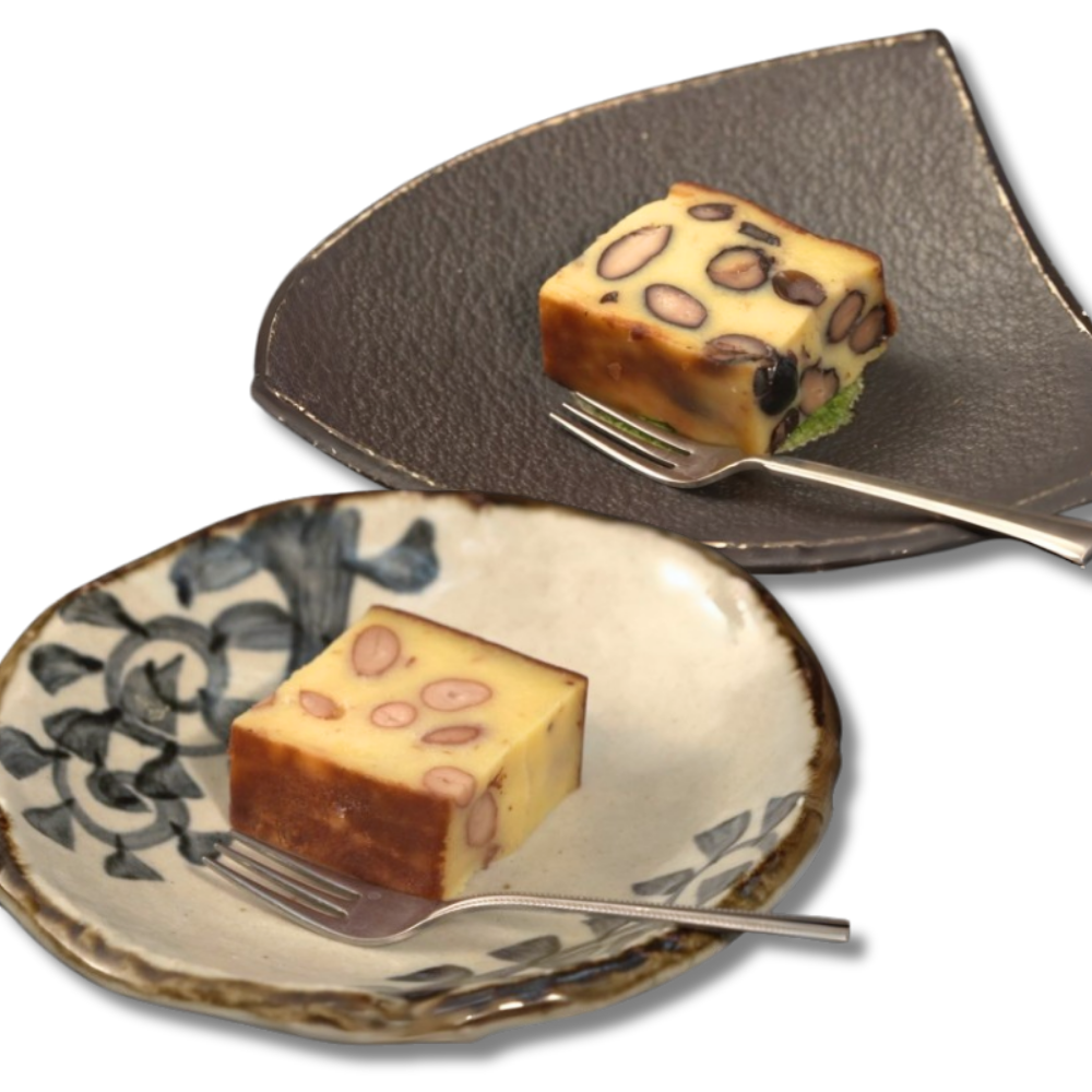 【金田屋】黒豆の生カステラ ＆ 落花生の生カステラ 2本セット（送料込み）