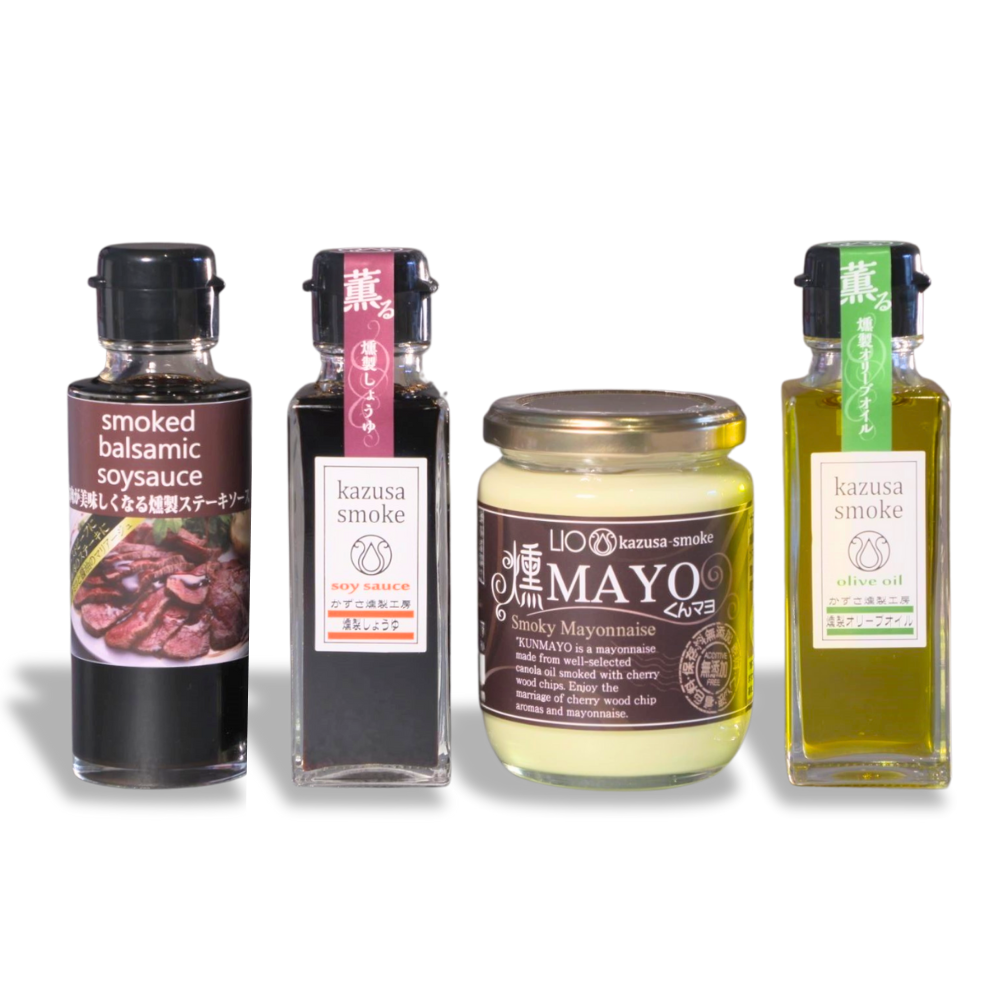 【kazusa-smoke(かずさスモーク)】液体調味料の燻製セット（送料込み）