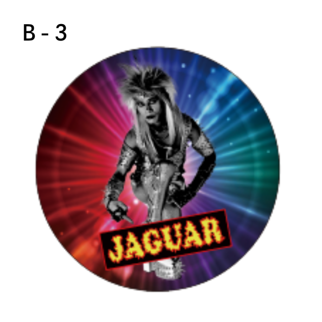 ジャガーさん（JAGUARさん） ステッカー（B-1～B-6） (LC)