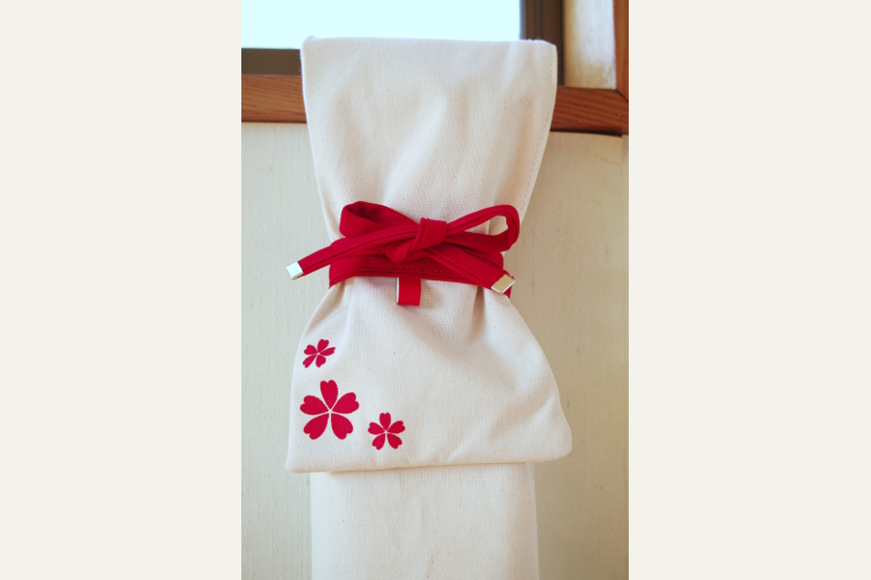 カラー帆布さくら柄 3本入竹刀袋