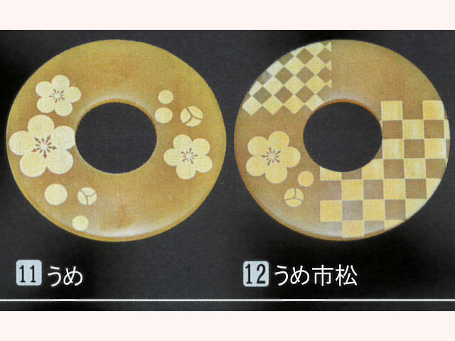 三恵製 5mm革ツバ レーザー彫り11/12