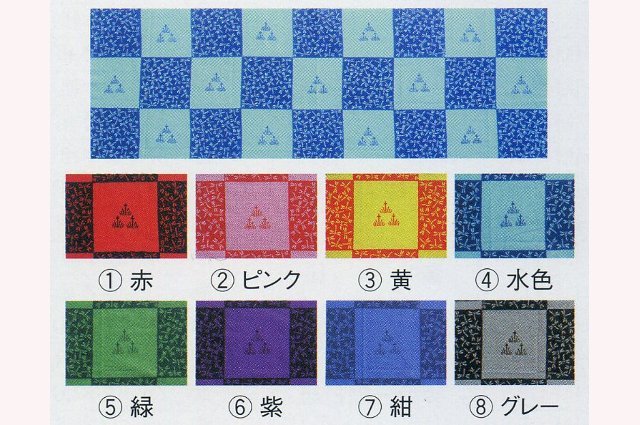 手拭 3本菖蒲に勝ち虫