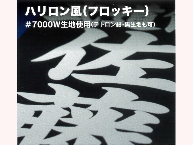 BUSEN ハリロン風(フロッキー) 剣道用名札 14書体 剣道具 晨風堂 -しん