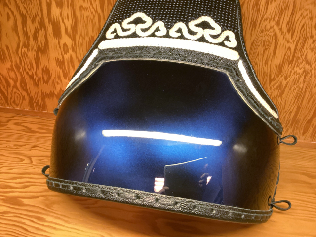 少年用 ファイバー紺雲塗胴