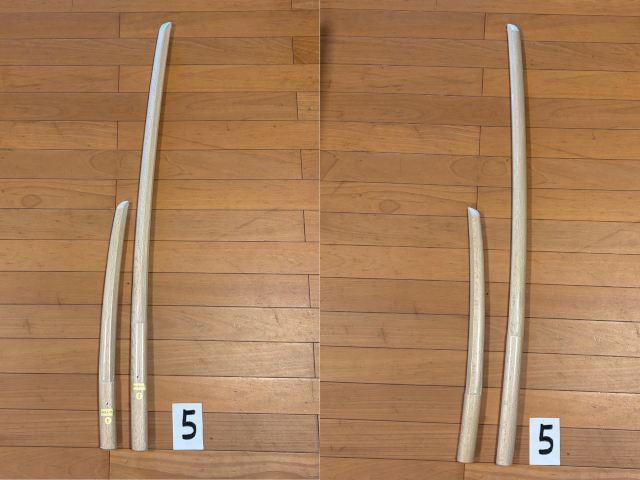 本白樫 大小セット (5)