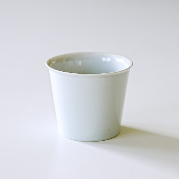 阿南維也　白磁蕎麦猪口