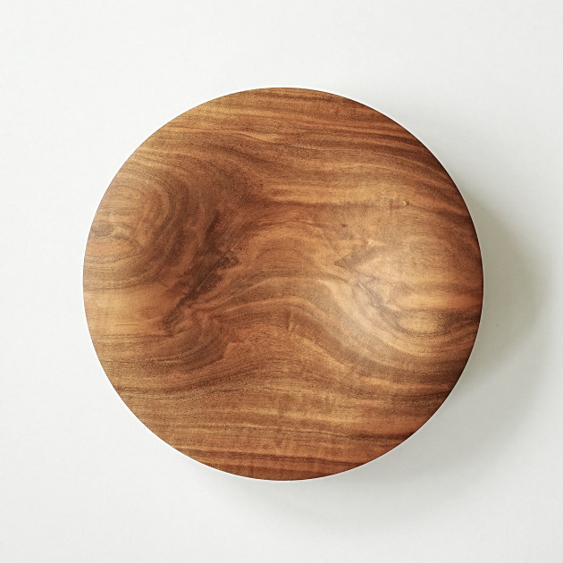 神野達也　くぼみ深皿（桜・オイル）