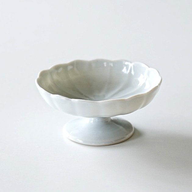 コンポート 廣政毅 白磁輪花デザートコンポート