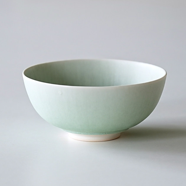 永草陽平　煌彩磁ボウル（ミントグリーン）