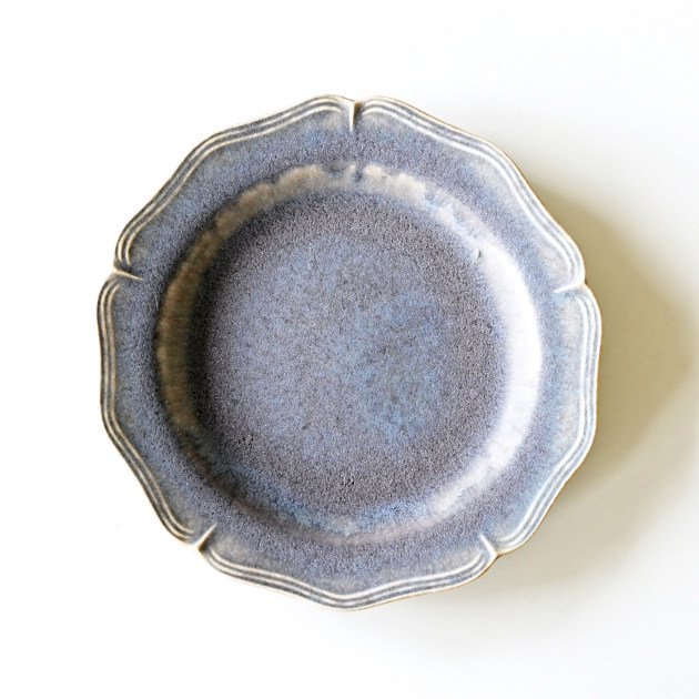 永草陽平　煌彩皿（瑠璃色）