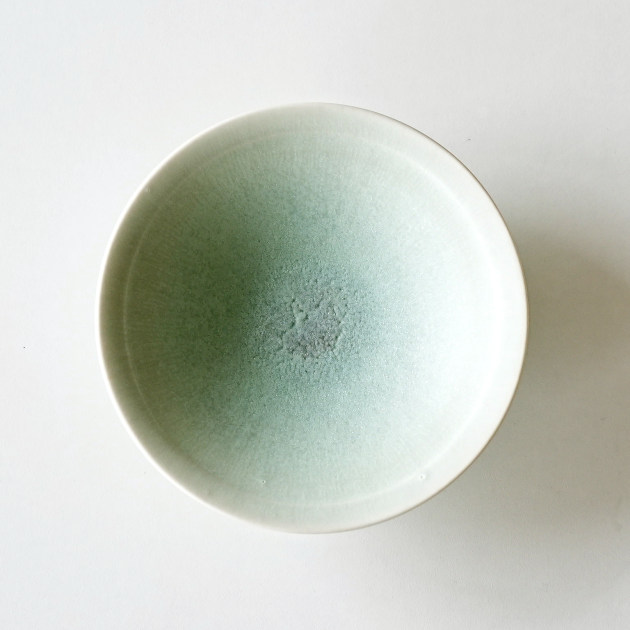 永草陽平　煌彩磁小鉢（ミントグリーン）