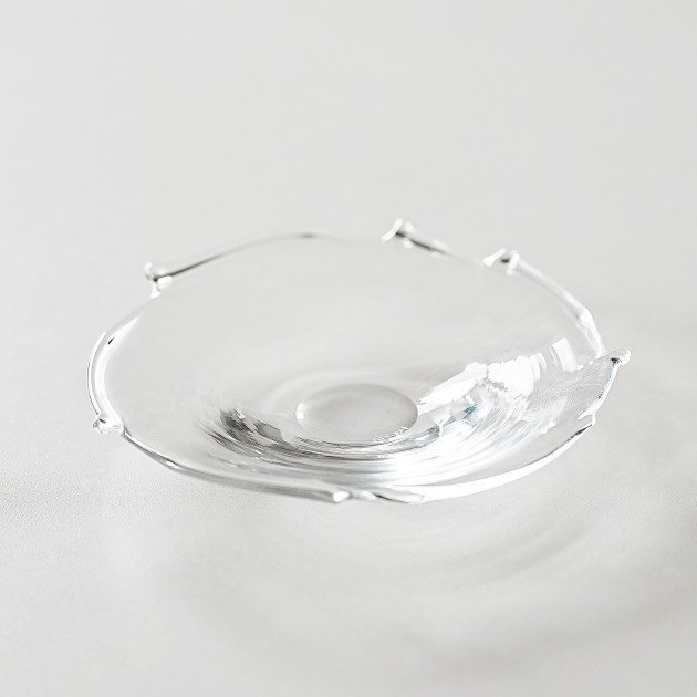 李慶子　小皿（波）