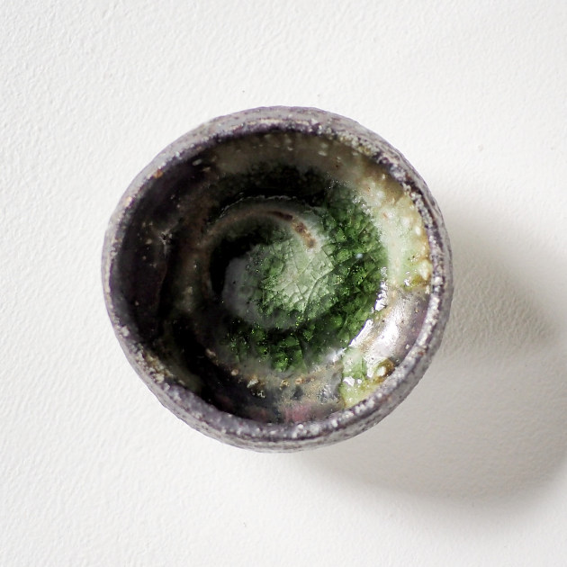 大原光一　ぐい呑み（緑）