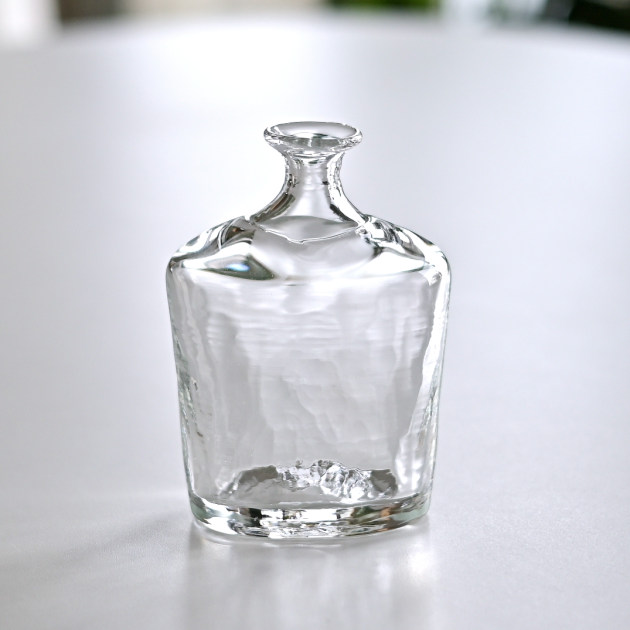 西山芳浩　ガラス　角小ビン 西山芳浩 楕円小ビン