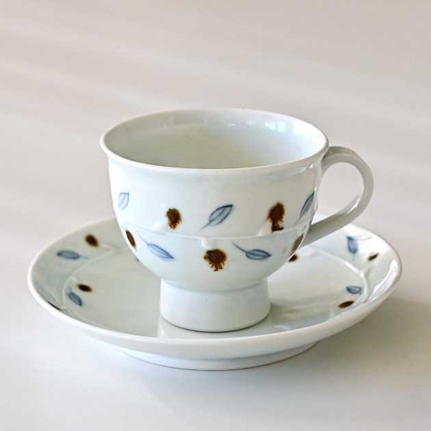 山口利枝　鉄実草文コーヒーC&S