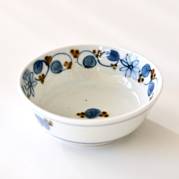 山口利枝 花唐草小鉢