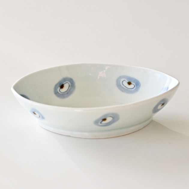 山口利枝　大豆文木の葉鉢