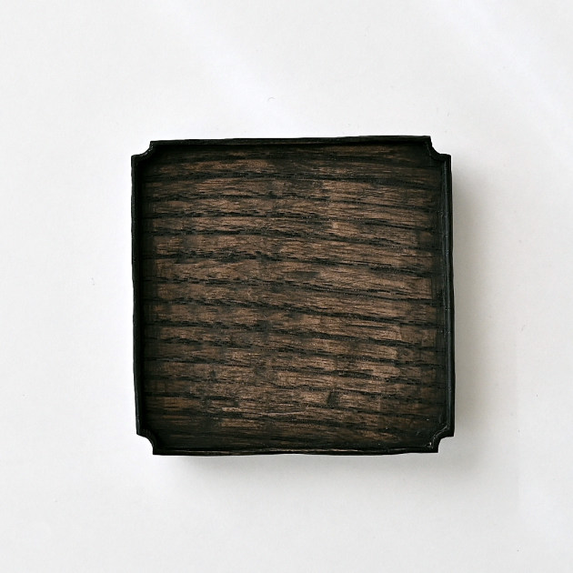 宮下敬史　茶托（漆）A