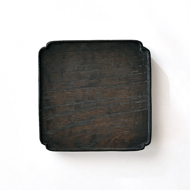 宮下敬史　茶托（漆）B