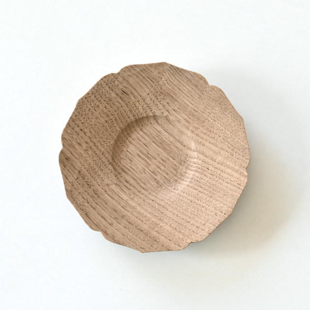 加藤良行　稜花リム銘々皿（クリ）