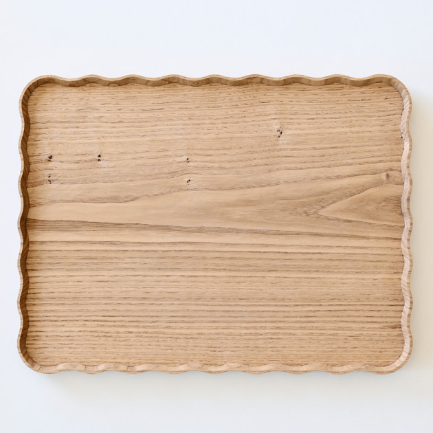 加藤良行 波長角盆（大・クリ）