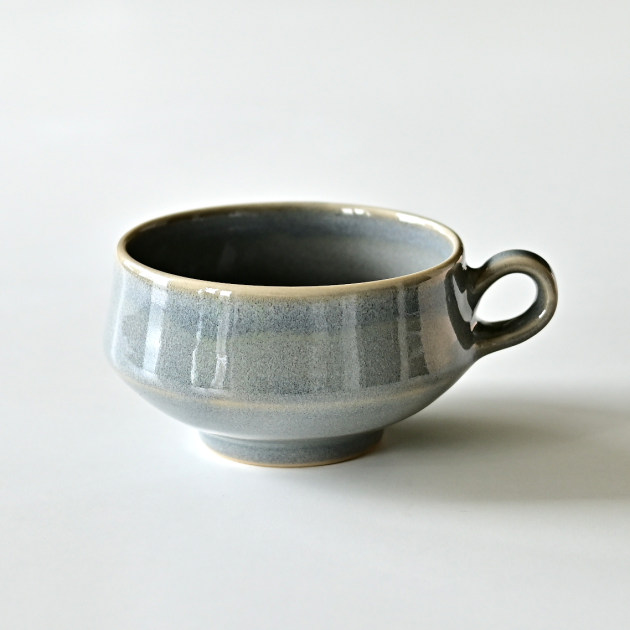 土井善男　薄墨スープカップ（B）