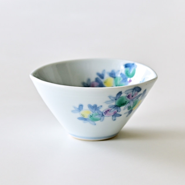 清水なお子　果実文変形小鉢