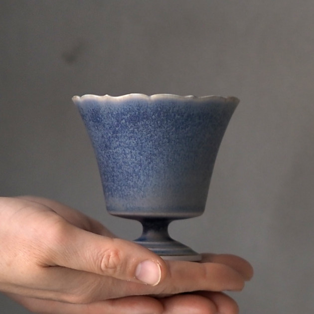 杉原万理江　稜花ゴブレット