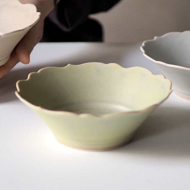 杉原万理江　稜花平小鉢