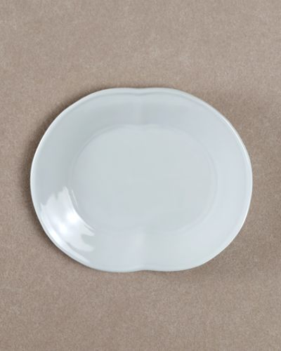 新道工房　白磁丸つなぎ皿（小）