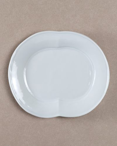 新道工房　白磁丸つなぎ皿（大）