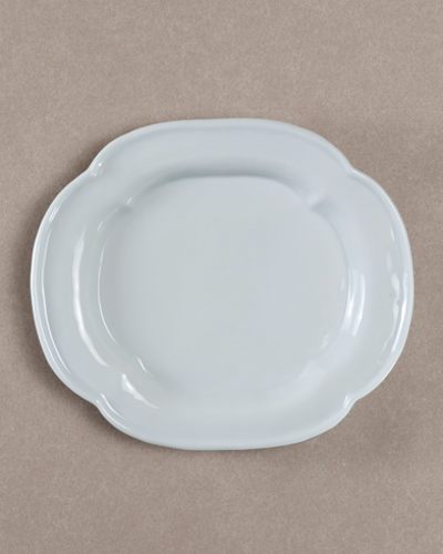 新道工房　白磁木瓜皿（大）