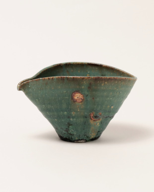 吉田学　マット織部片口