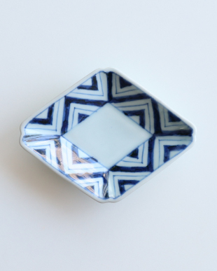 宮岡麻衣子　幾何学文菱形小皿
