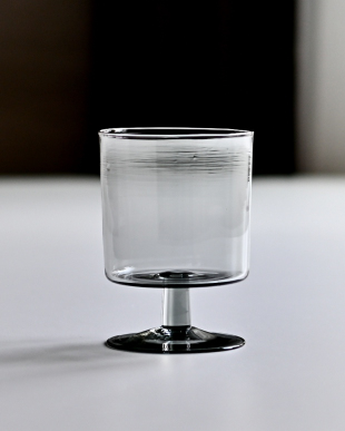 永木卓　ワイングラス（グレー）