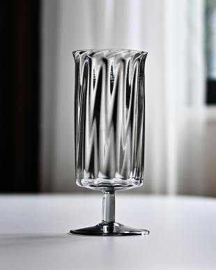 永木卓　アイスコーヒーグラス（グレー／モール）